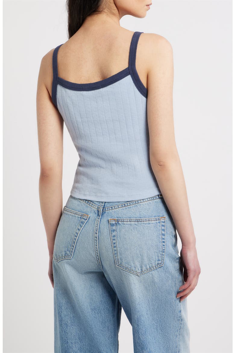 Siren Song 90s Pointelle Tank, Alternate, color, BLUE COMBO