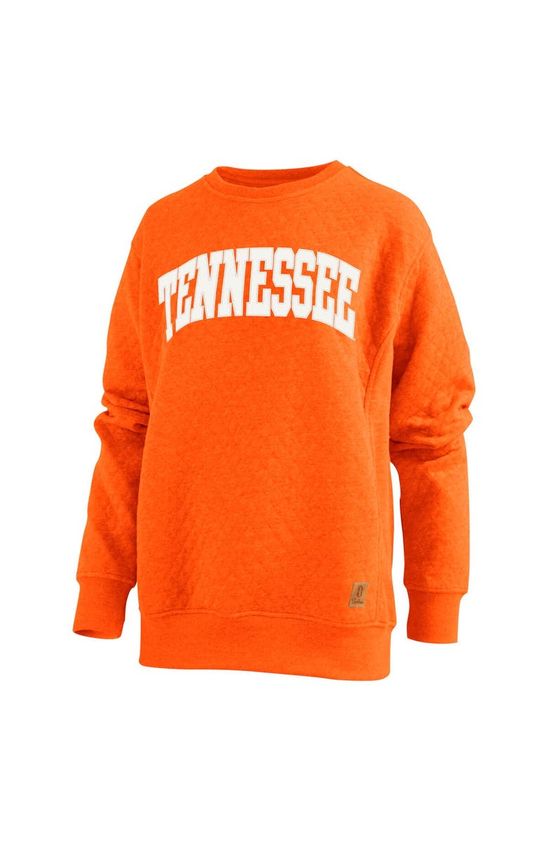 PRESSBOX Women's Pressbox  Tennessee Orange Tennessee Volunteers Moose Quilted Pullover Sweatshirt, Main, color, Tennessee Orange