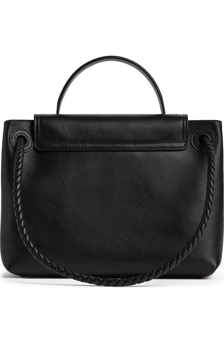 Bottega Veneta Small Ciao Ciao Knot Detail Leather Top Handle Bag, Alternate, color, 1019 Black-M Brass