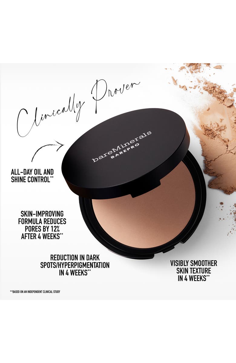 bareMinerals<sup>®</sup> BAREPRO<sup>®</sup> 24HR Skin Perfecting Talc-Free Matte Powder Foundation, Alternate, color, Deep 50 Cool