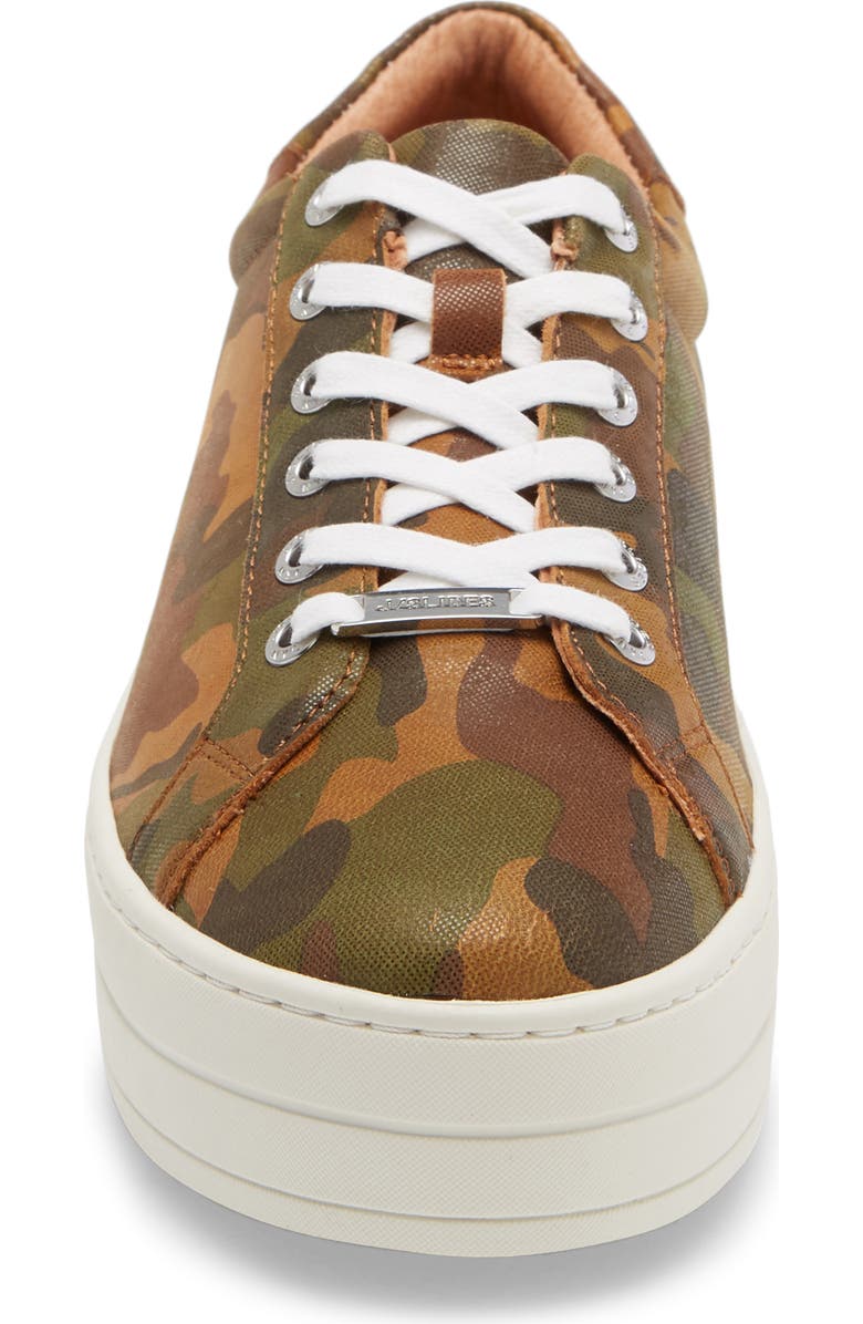 JSlides Hippie Genuine Calf Hair Platform Sneaker, Alternate, color,