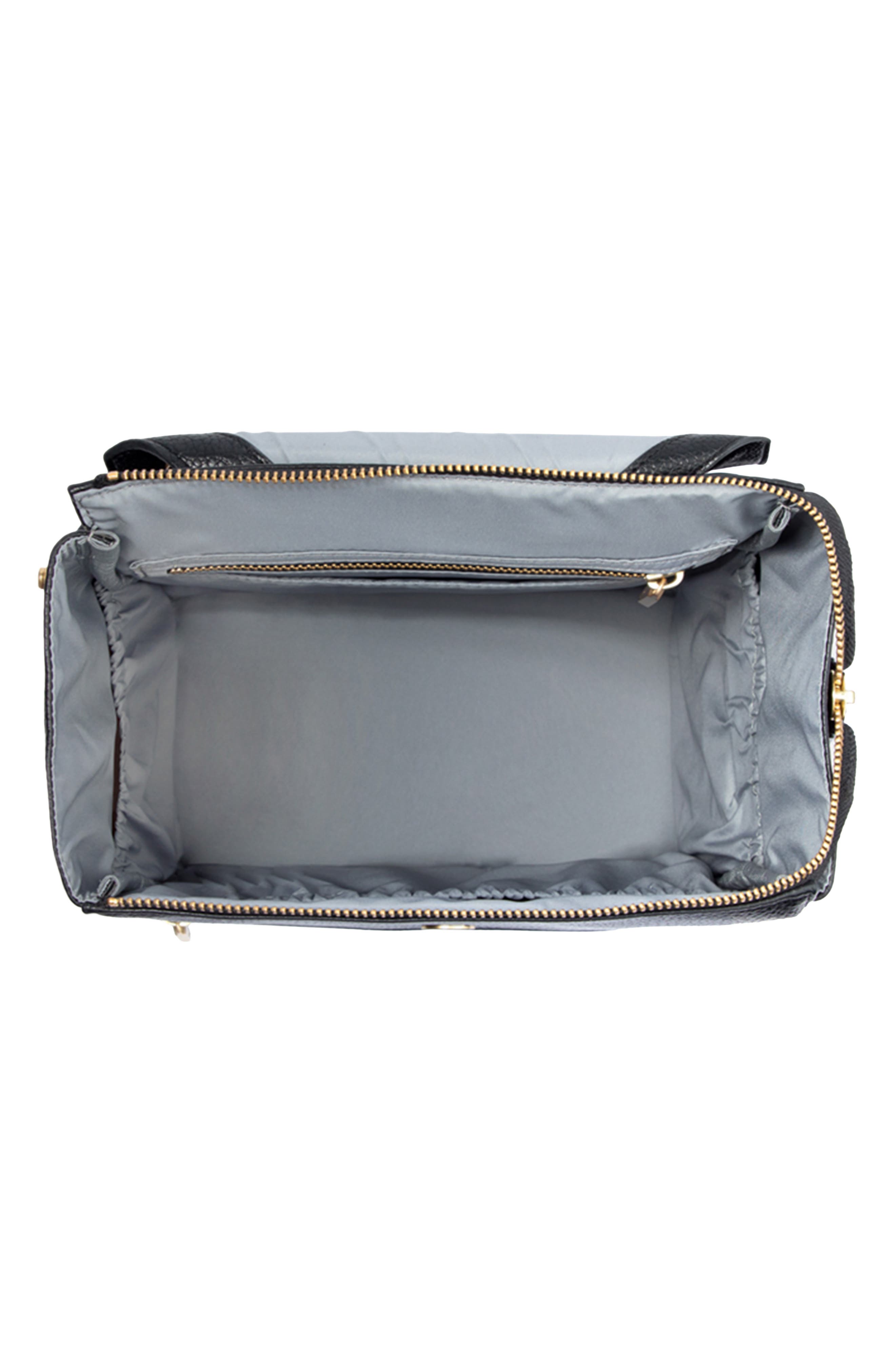 Freshly Picked Mini Classic Diaper Backpack, Alternate, color, Black