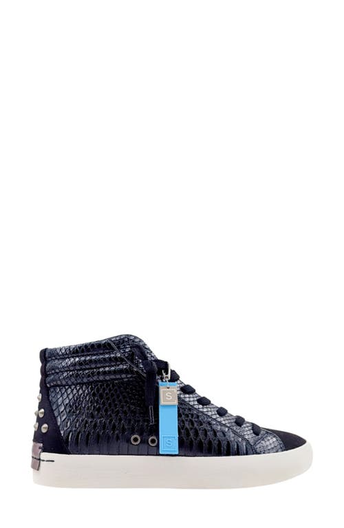 Shushop Reese High Top Sneaker In Black