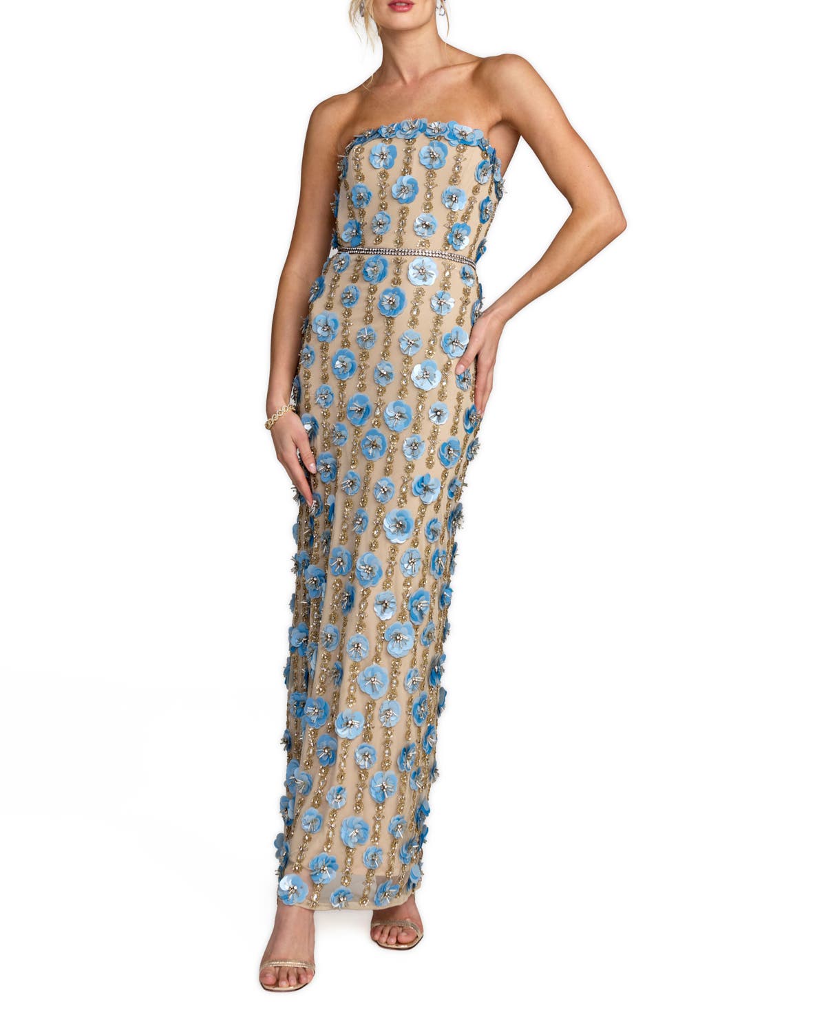 selected Nude Blue