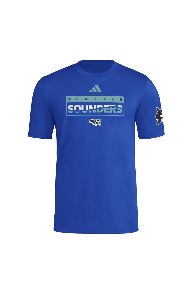 adidas Men's adidas Blue Seattle Sounders FC 2025 Archive Collection Jersey Hook T-Shirt, Alternate, color, Blue