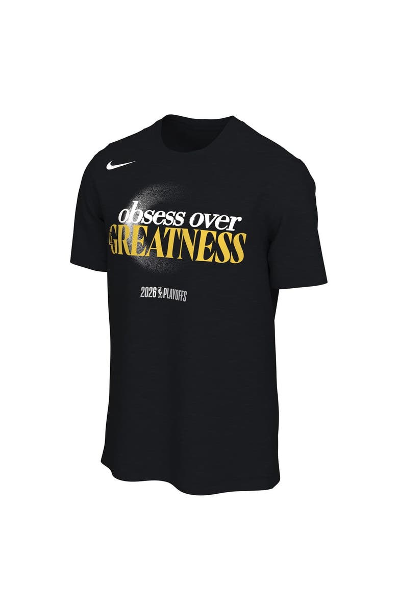 Nike Unisex Nike Black Los Angeles Lakers 2026 NBA Playoffs Mantra T-Shirt, Alternate, color, Black