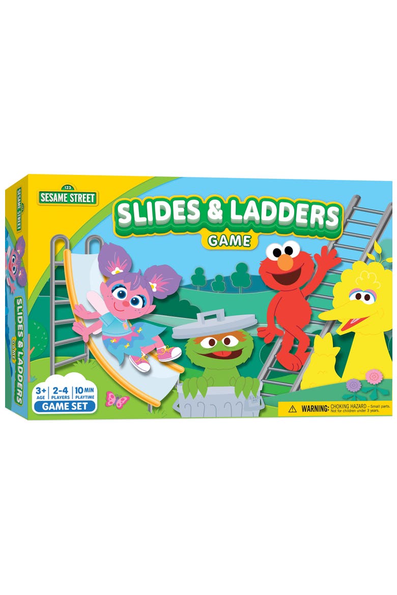 Sesame Street Slides & Ladders Game, Main, color, Multicolor
