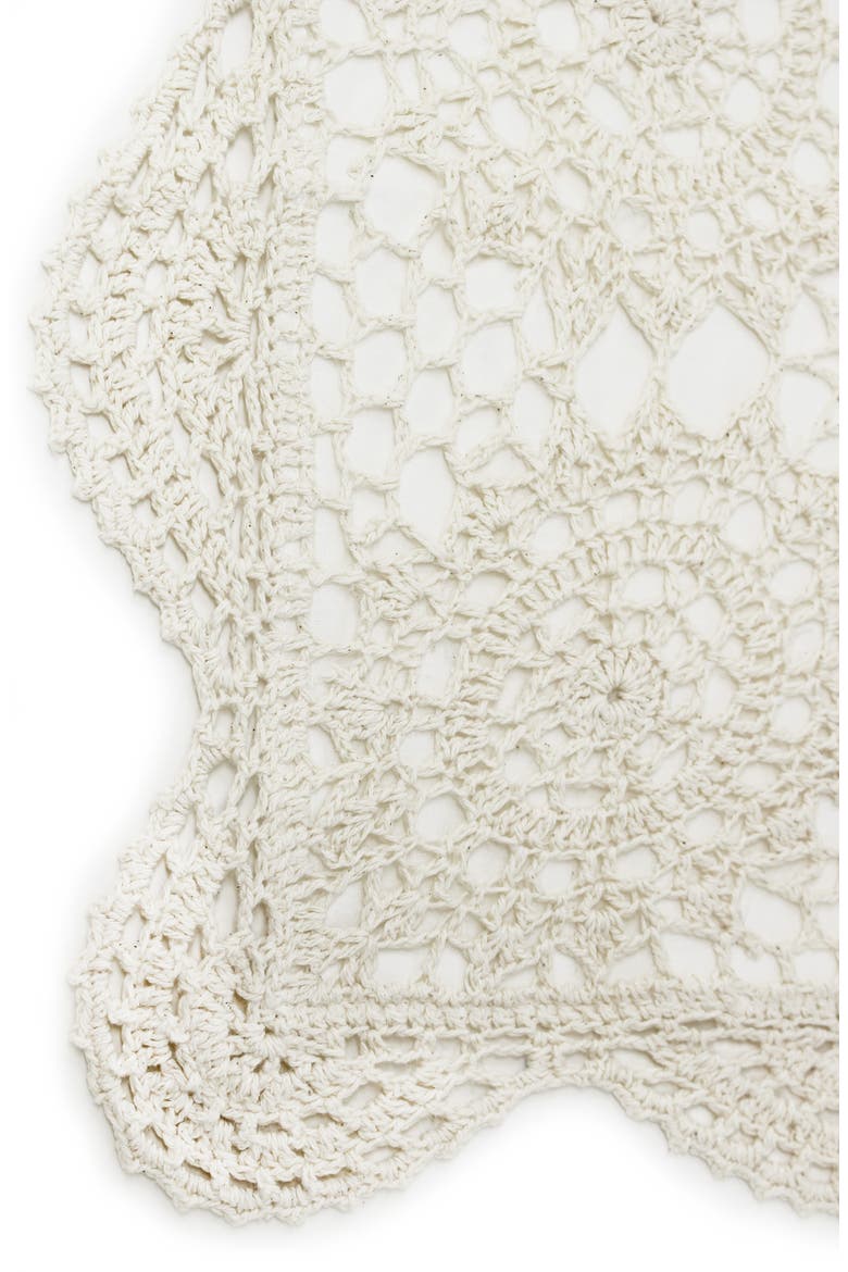 Handstitched 2-Pack Crochet Shams, Alternate, color, BEIGE