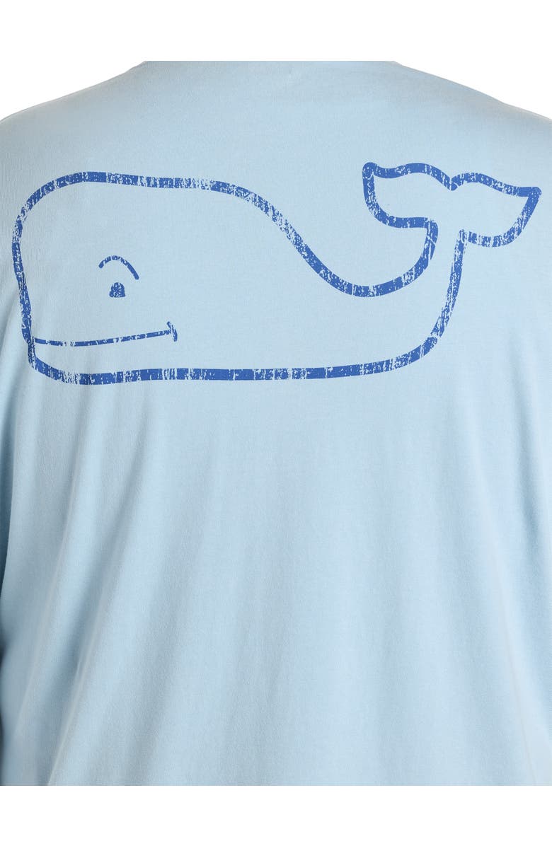 vineyard vines Big & Tall Whale Long-Sleeve Graphic Tee, Alternate, color, Bright Blue