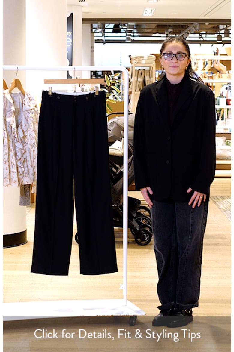 Olivia Wide Leg Pleated Pants video