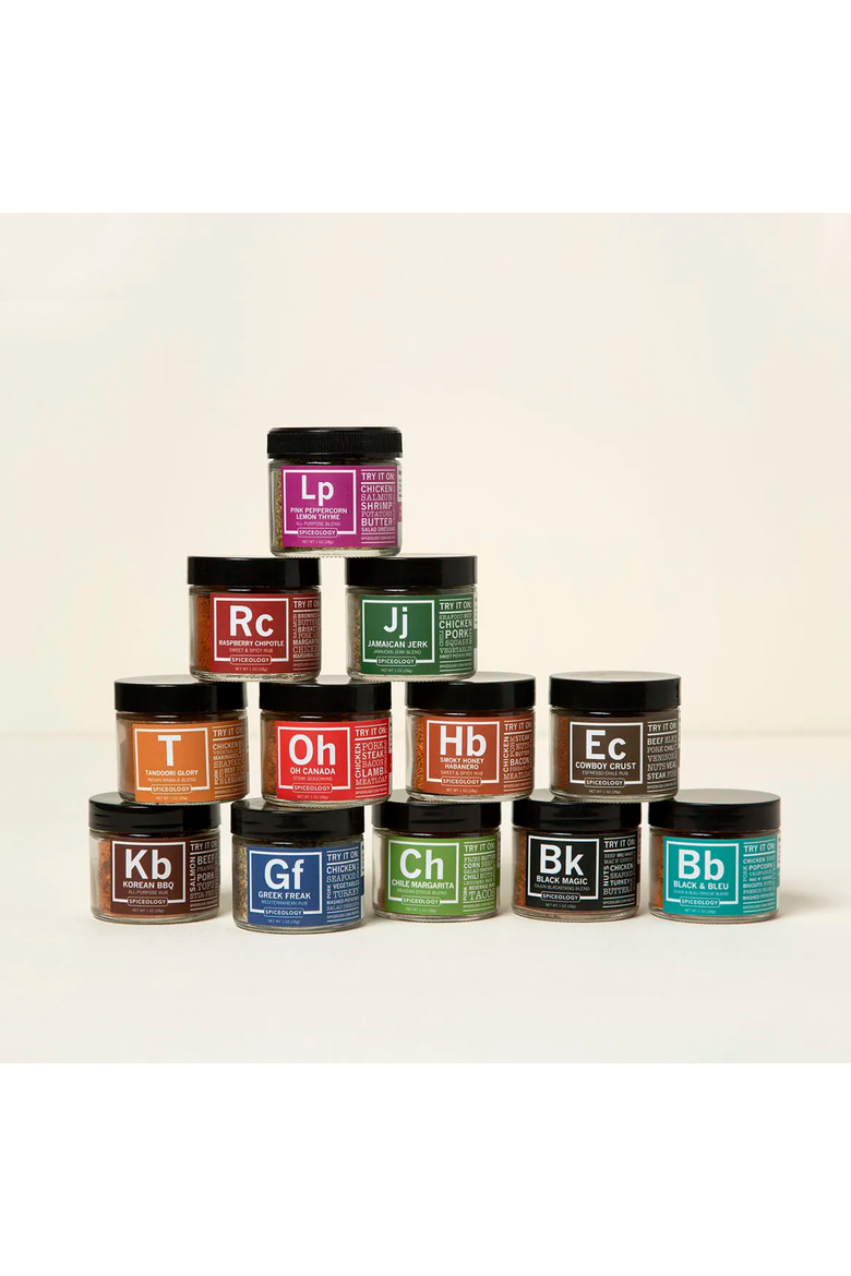 Periodic Table of Flavor Rub Set by Spiceology, Main, color, None
