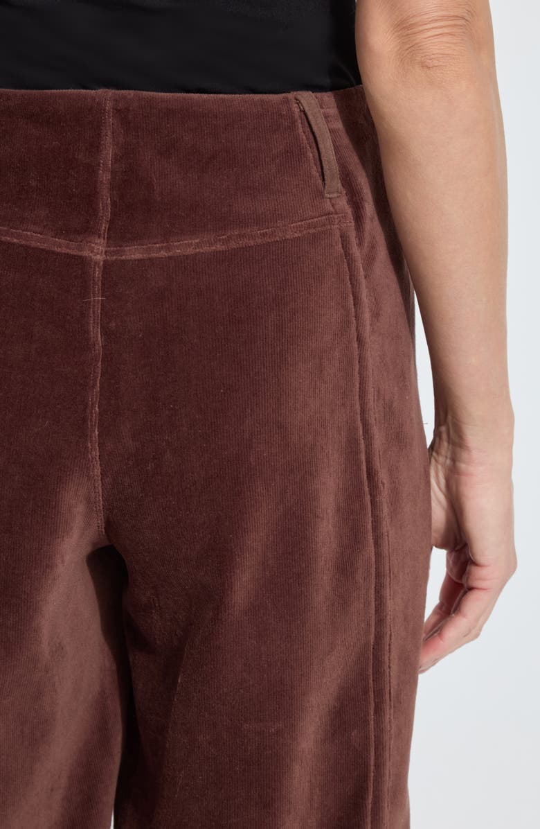 Lysse Tatum Corduroy Crop Barrel Leg Pants, Alternate, color, Polished Wood