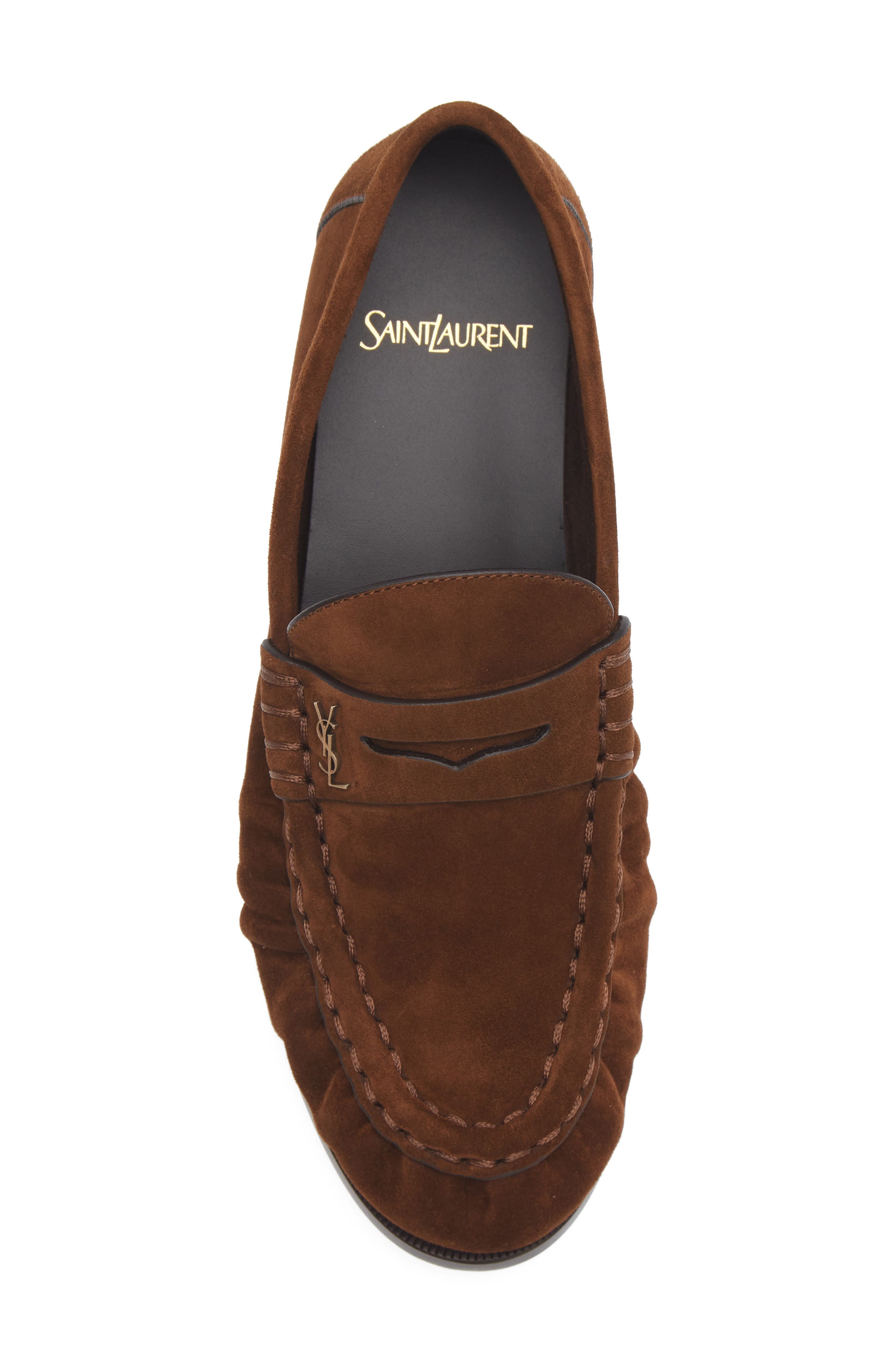 Le Loafer, Alternate, color, DARK HAVANA