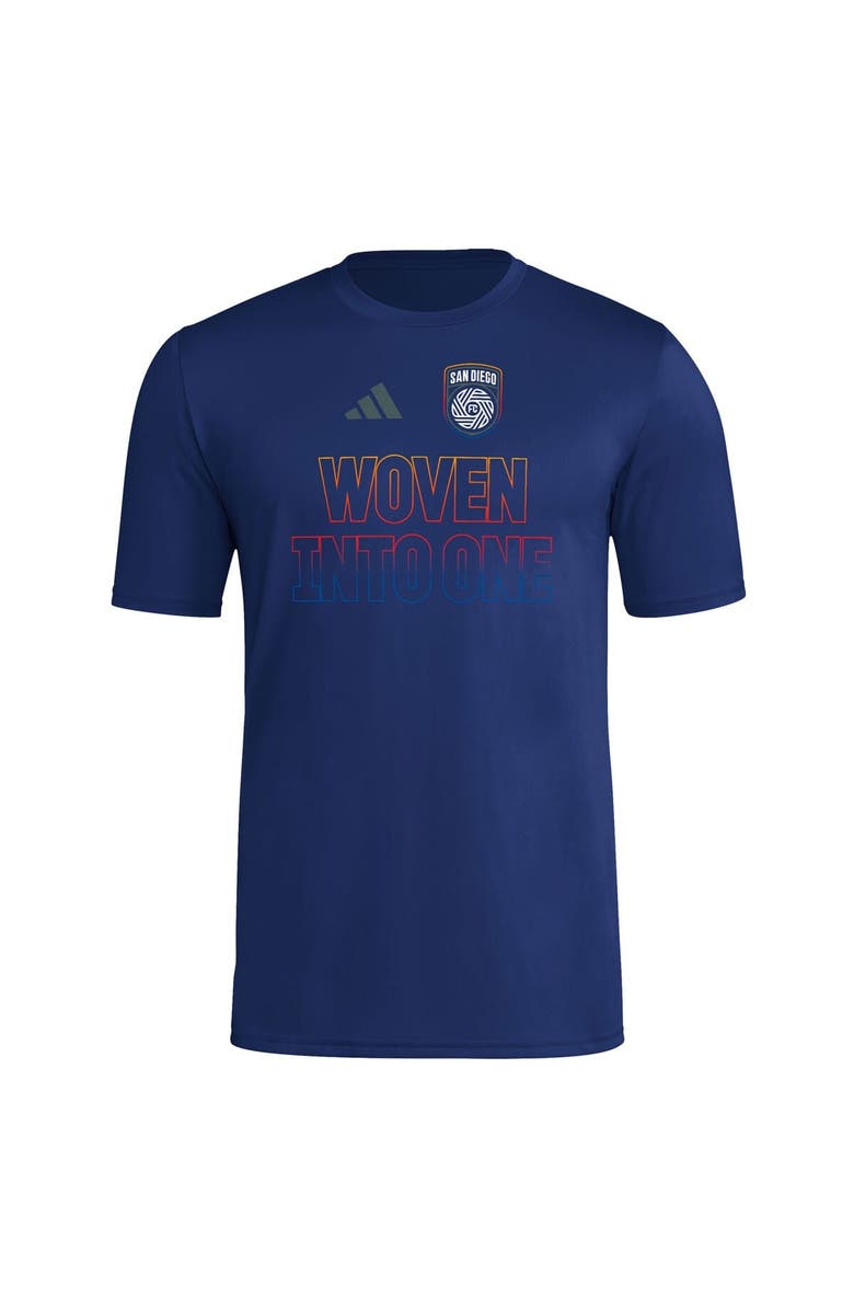 adidas Men's adidas Navy San Diego FC 2025 Jersey Hook AEROREADY T-Shirt, Alternate, color, Navy