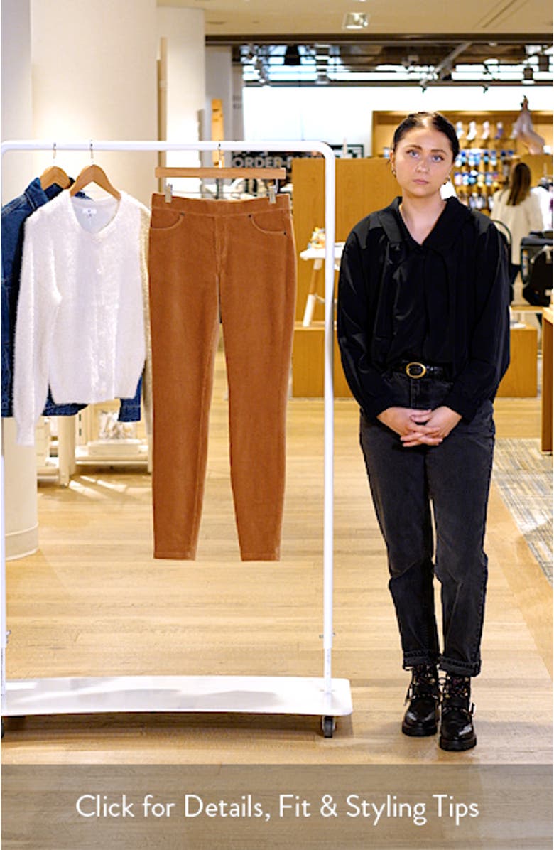 Classic Stretch Corduroy Leggings, sales video thumbnail