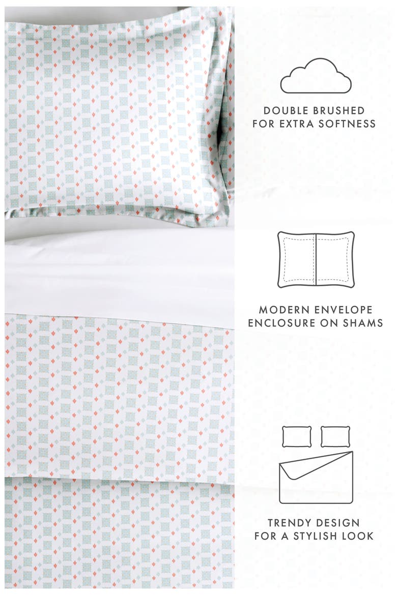 Ultra Soft 3-Piece Duvet Cover Set, Alternate, color, AQUA