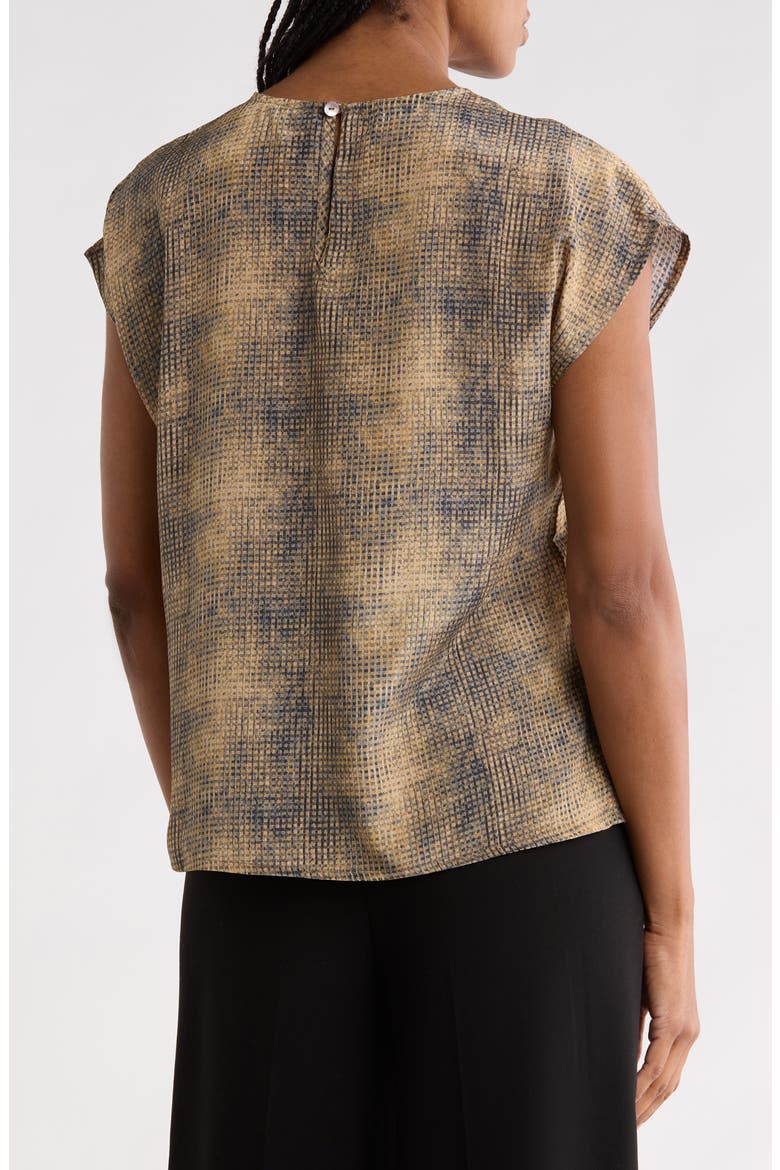 Cap Sleeve Shift Shell, Alternate, color, DARK YELLOW