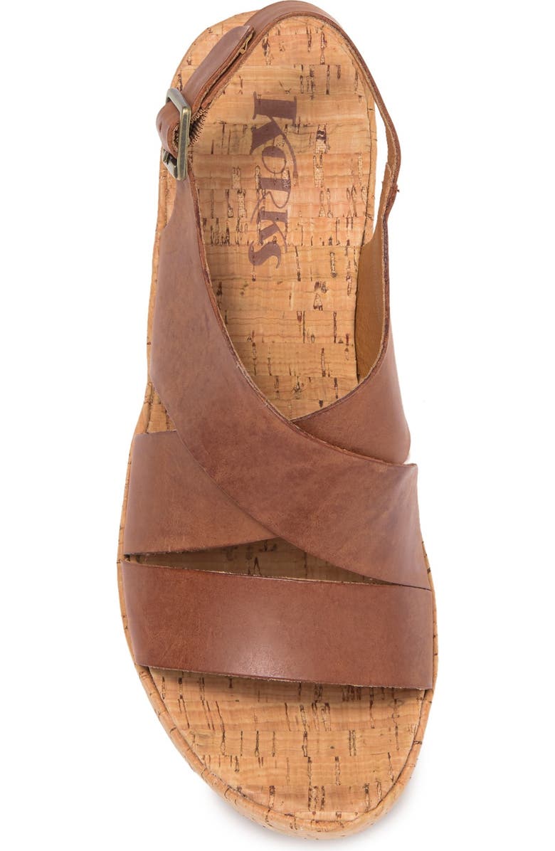 KORKS Adela Platform Wedge Sandal, Alternate, color,