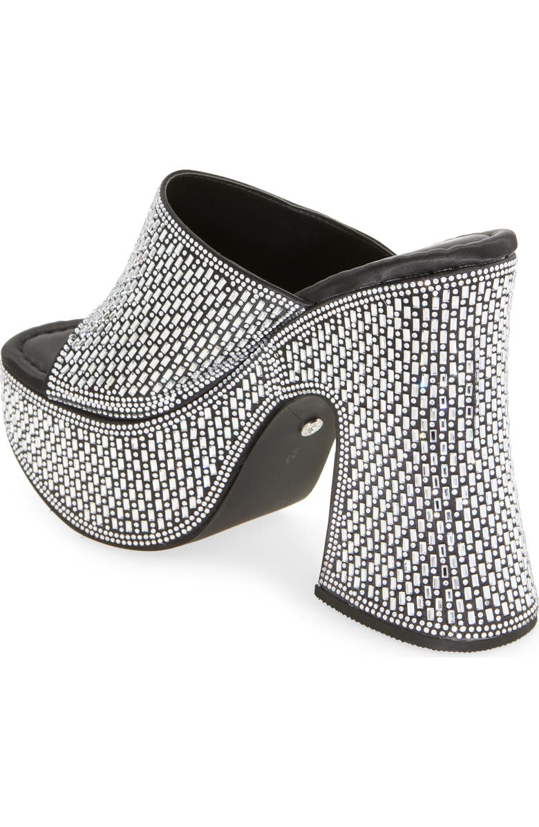 AZALEA WANG Ninja Rhinestone Platform Sandal, Alternate, color,