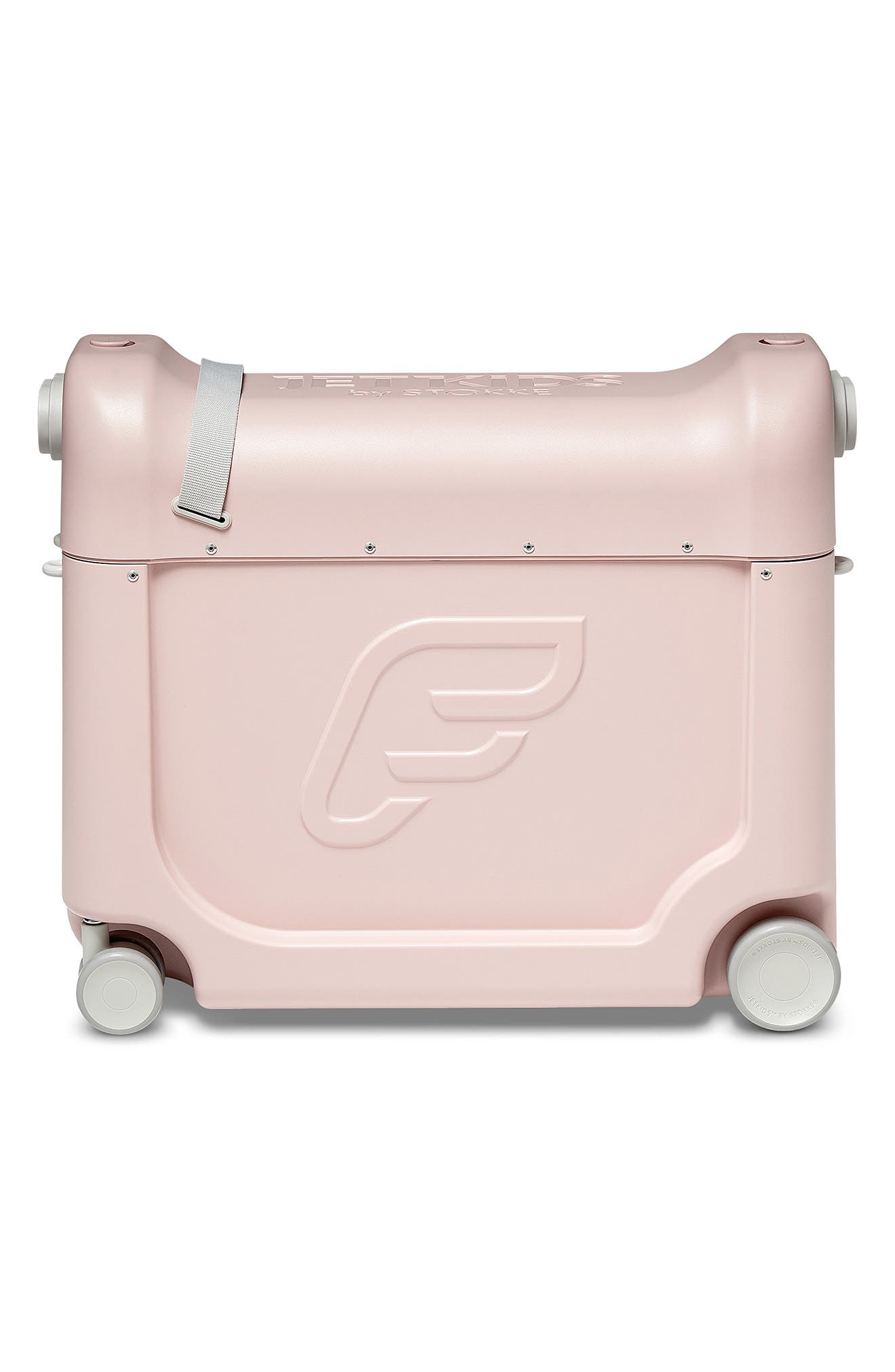 Stokke Kids' BedBox<sup>®</sup> 19-Inch Ride-On Carry-On Suitcase, Alternate, color, Pink