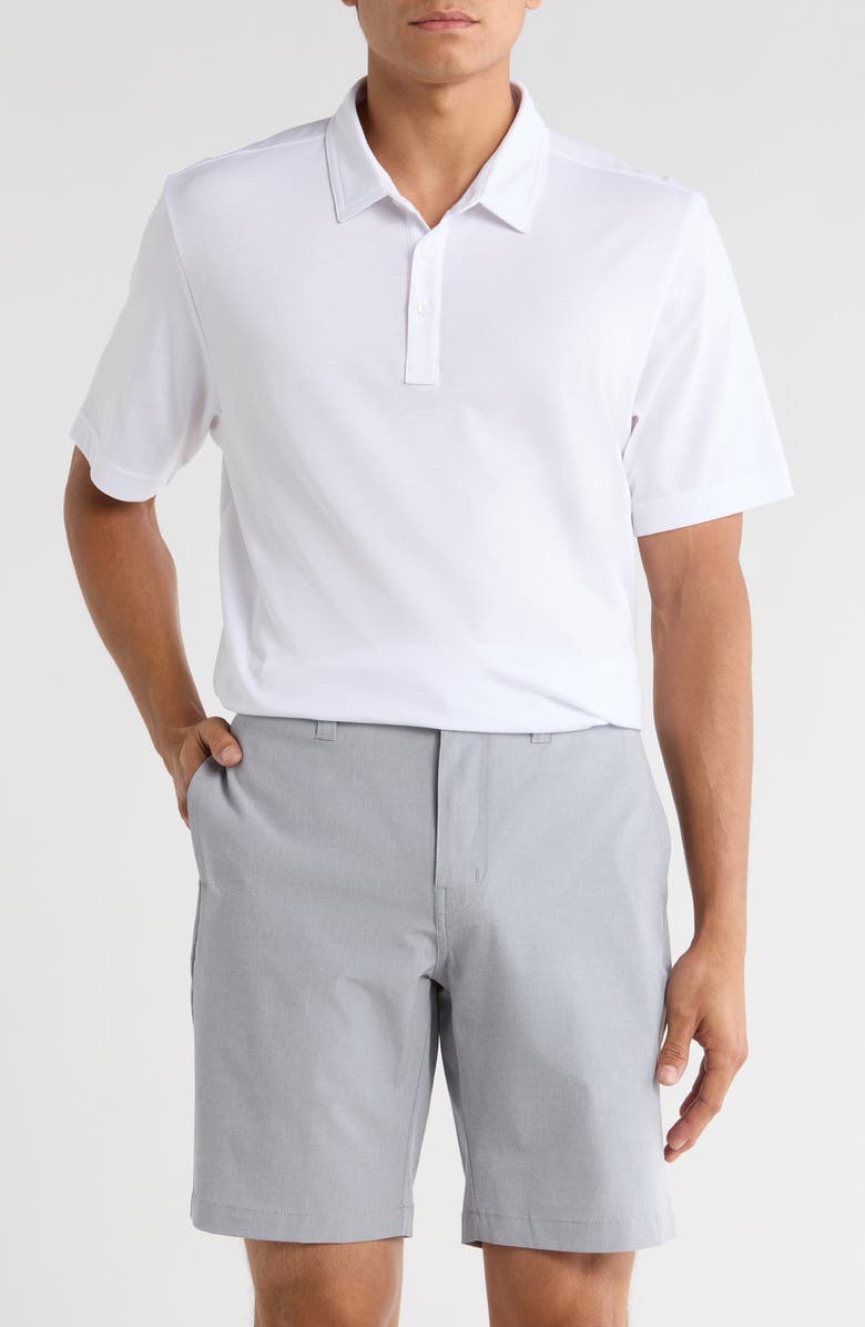 TravisMathew Tour Guide Polo, Main, color, White