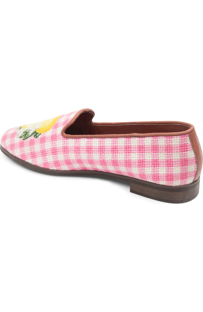 ByPaige Needlepoint Loafer, Alternate, color, Pink/White Gingham
