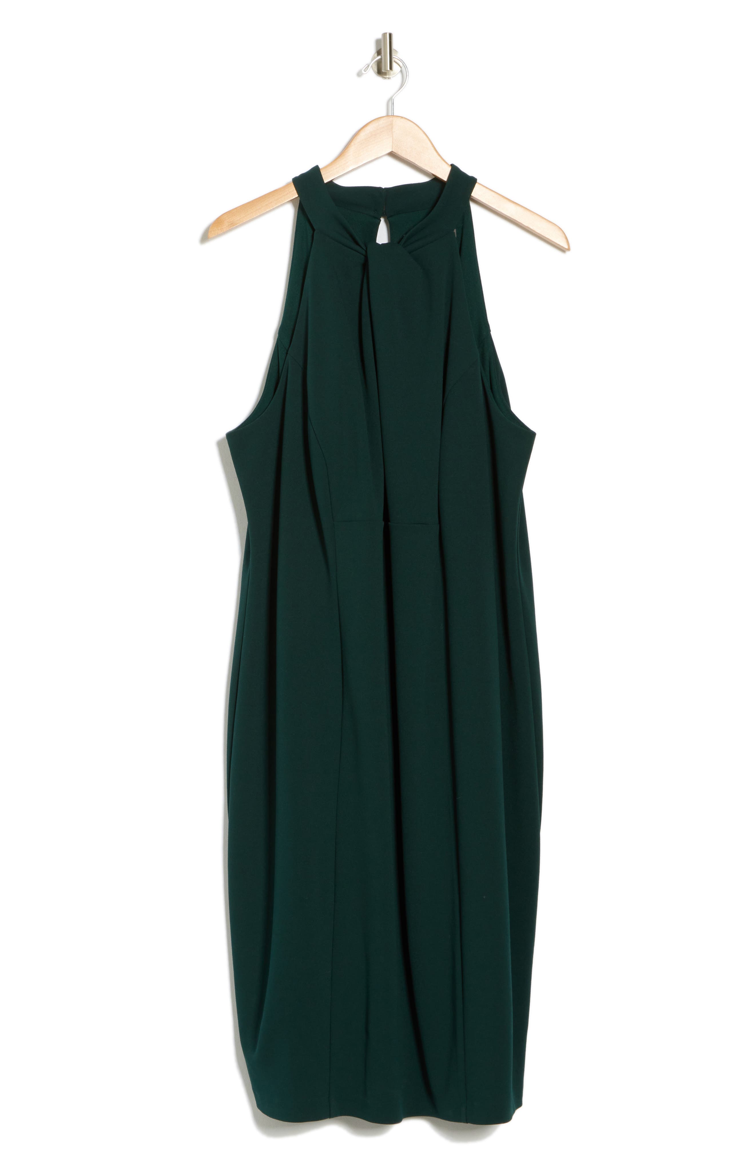 Julia Jordan Twist Neck Sleeveless Sheath Dress