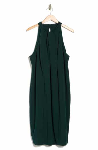 Julia Jordan Twist Neck Sleeveless Sheath Dress
