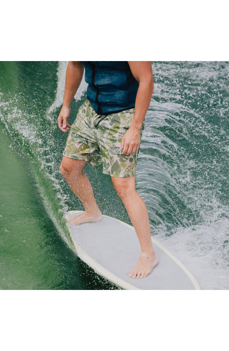 Mountain Khakis Stretch Printed Poplin Deck Short, Alternate, color, Mineral