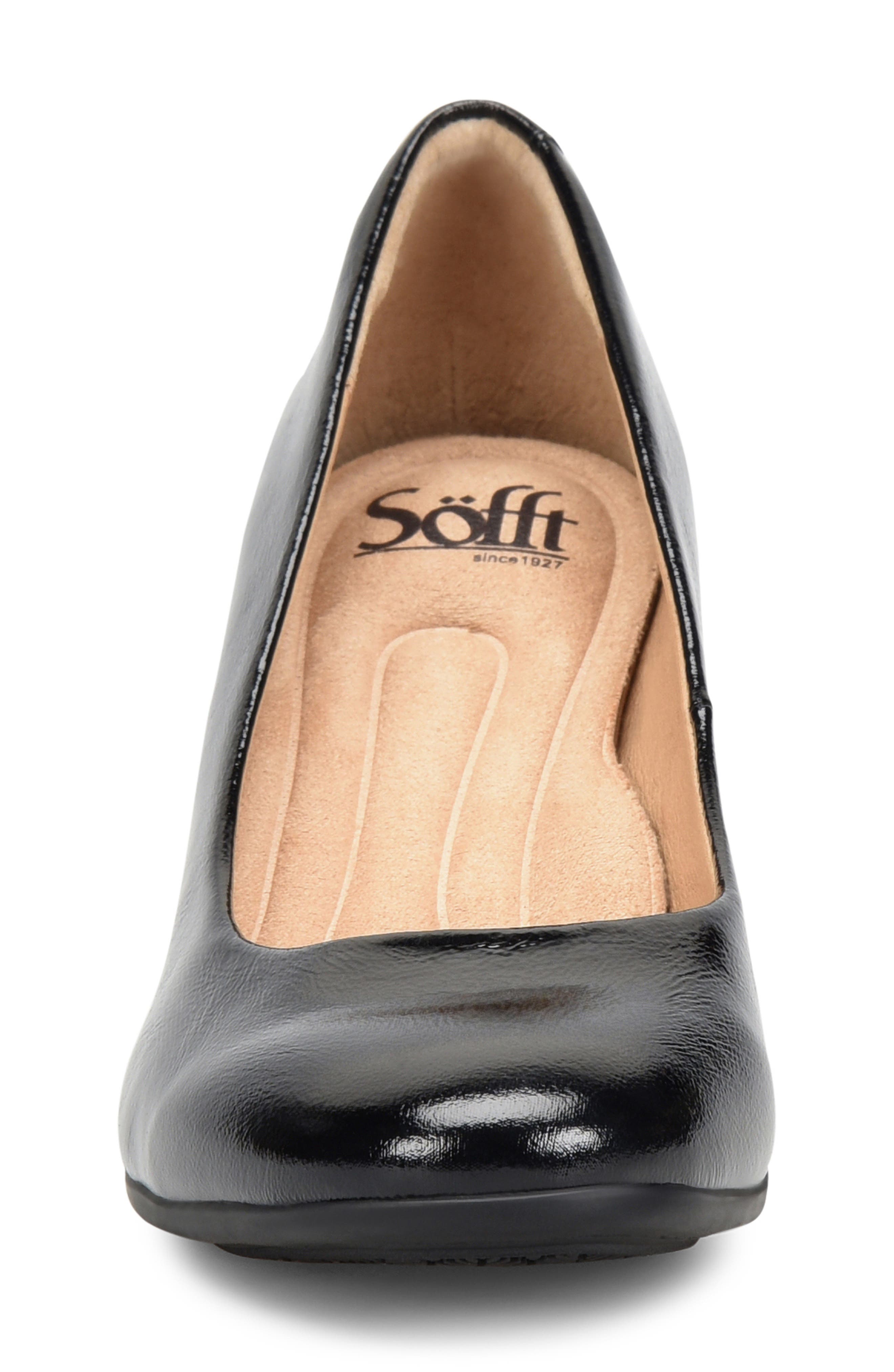 Söfft Lana Pump, Alternate, color, Black Patent
