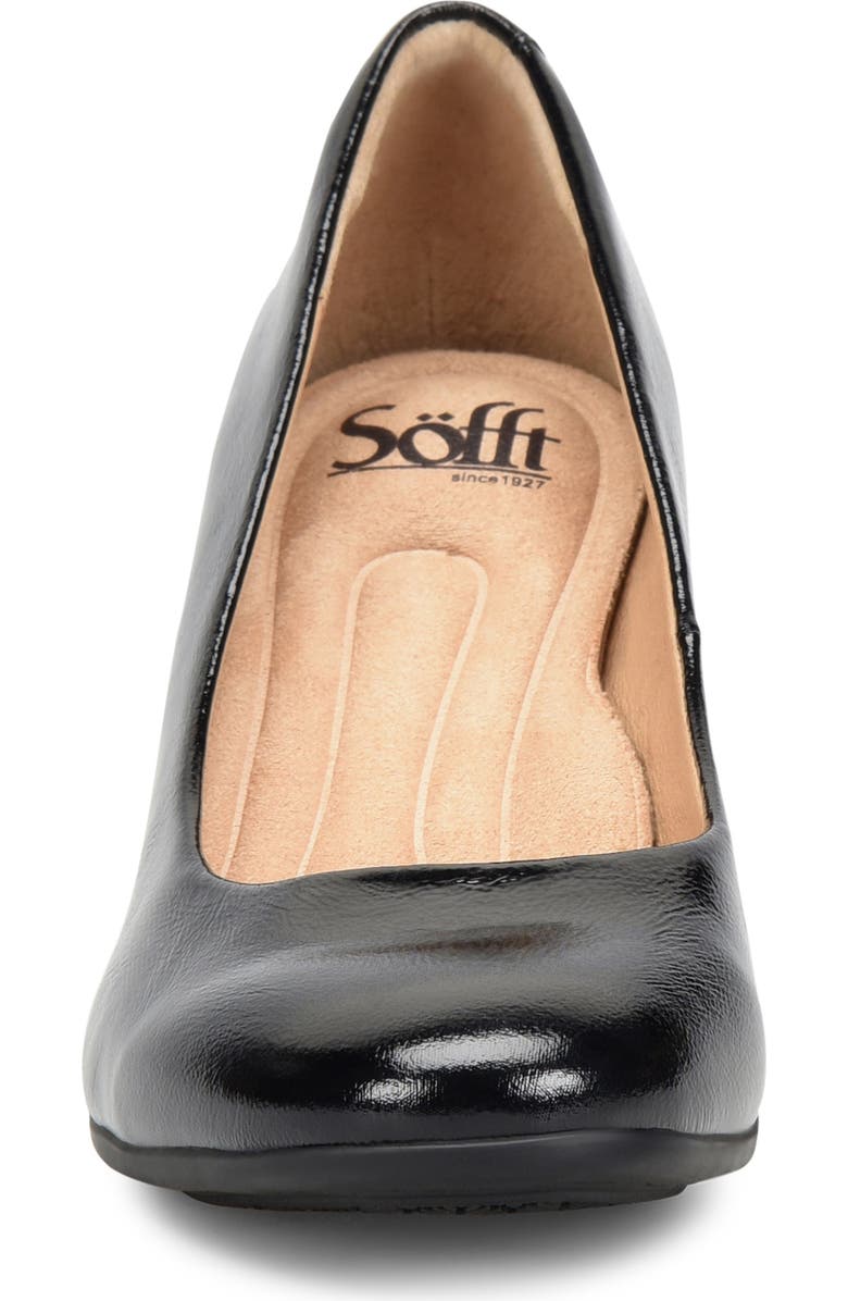 Söfft Lana Pump, Alternate, color, Black Patent