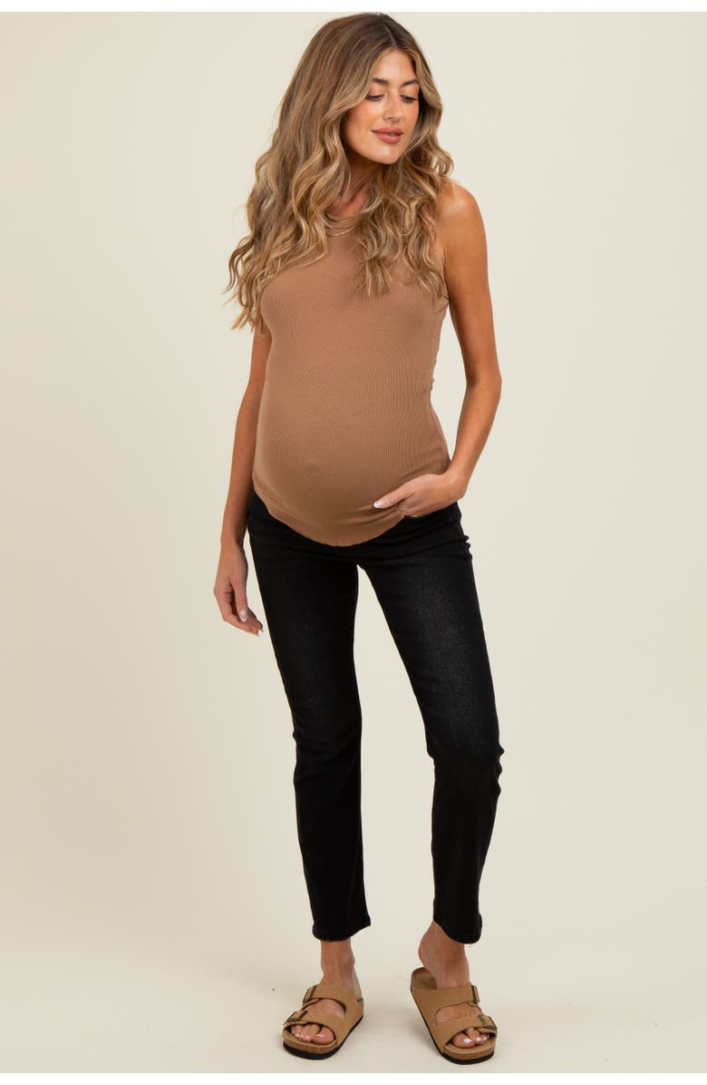 PinkBlush Ankle Slim Straight Leg Maternity Jeans, Main, color,