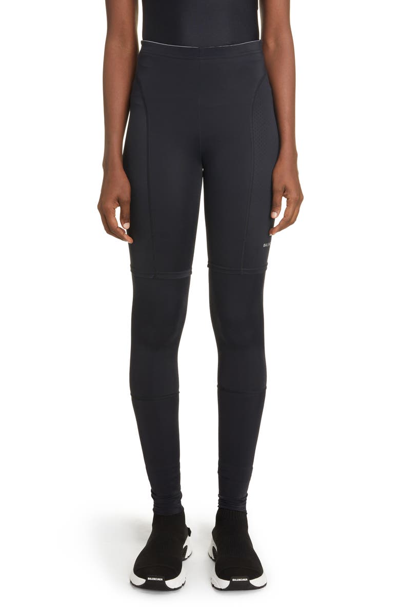Balenciaga Logo Leggings, Main, color,