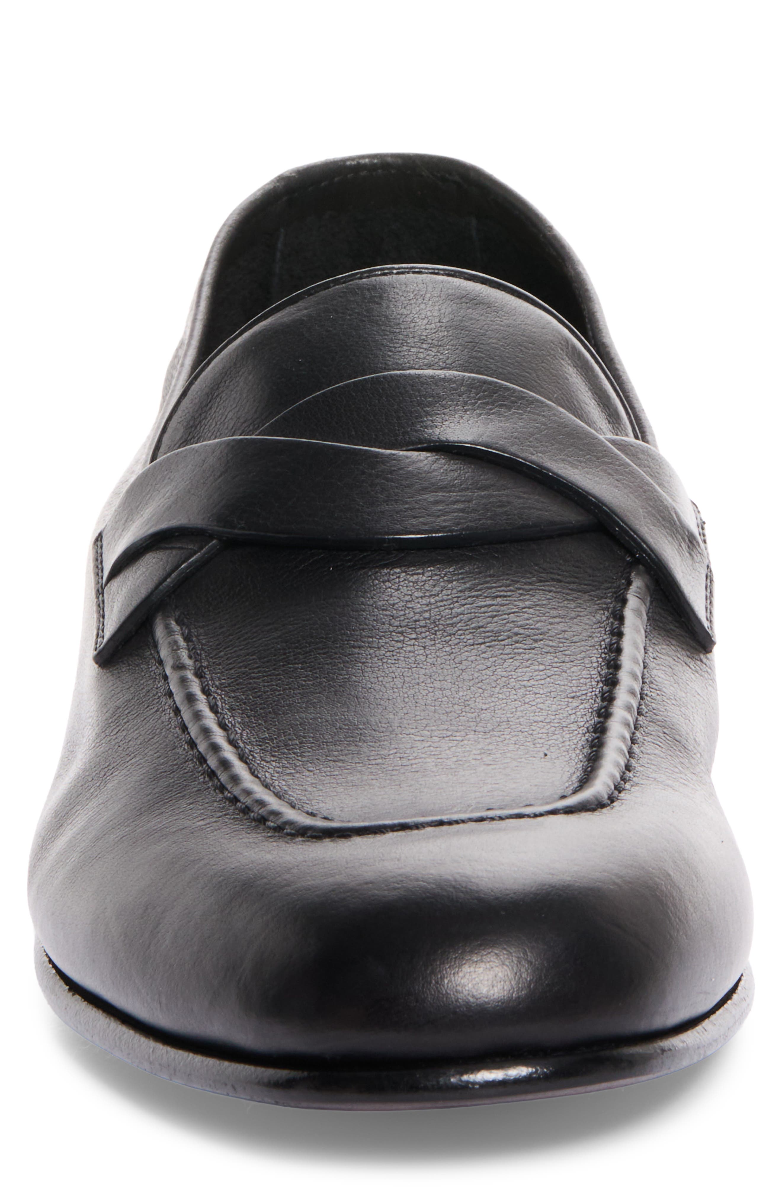 Gigi Twist Loafer, Alternate, color, NAA BLACK
