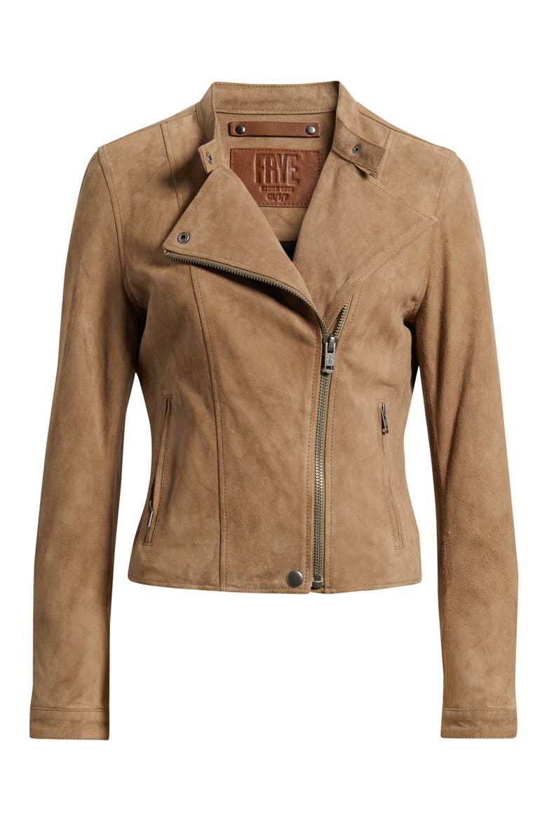 Classic Biker Suede Jacket (Women) | Nordstrom