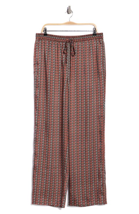 Aurely Draped Wide Leg Pants