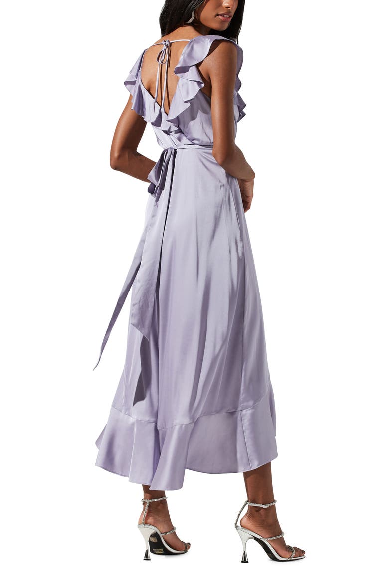 Wilshire Ruffle Dress, Alternate, color, ICY LILAC