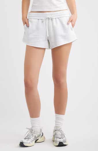 Foldover Fleece Mini Sweat Shorts