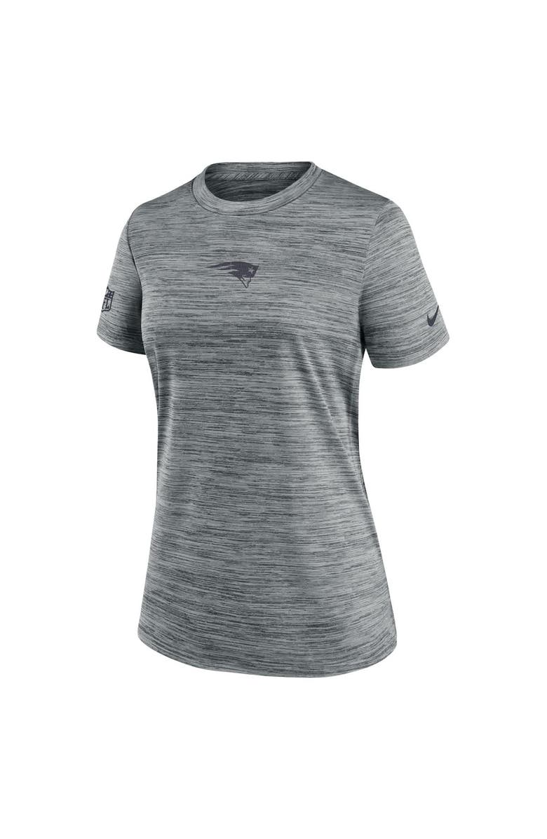 Nike Women's Nike Gray New England Patriots Sideline Velocity Performance T-Shirt, Alternate, color, Gray