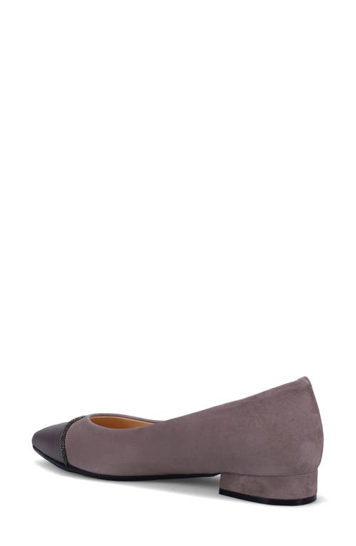 Ron White Kacie Water Resistant Pointed Toe Ballet Flat In Purple