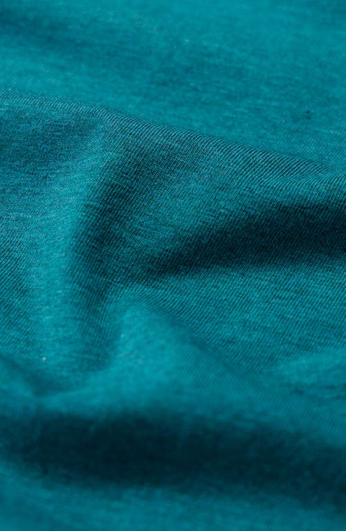 Seasalt Cornwall Easel Long Sleeve Stretch Organic Cotton Top In Blue