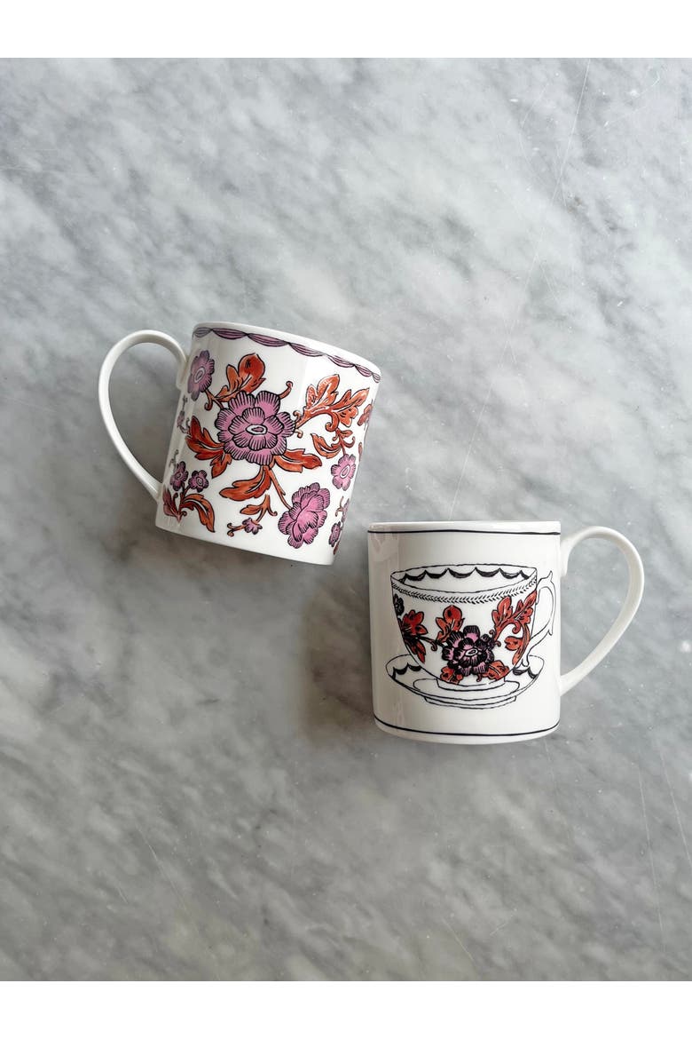 Heritage Rosa Rugosa Mug, Alternate, color, Multi