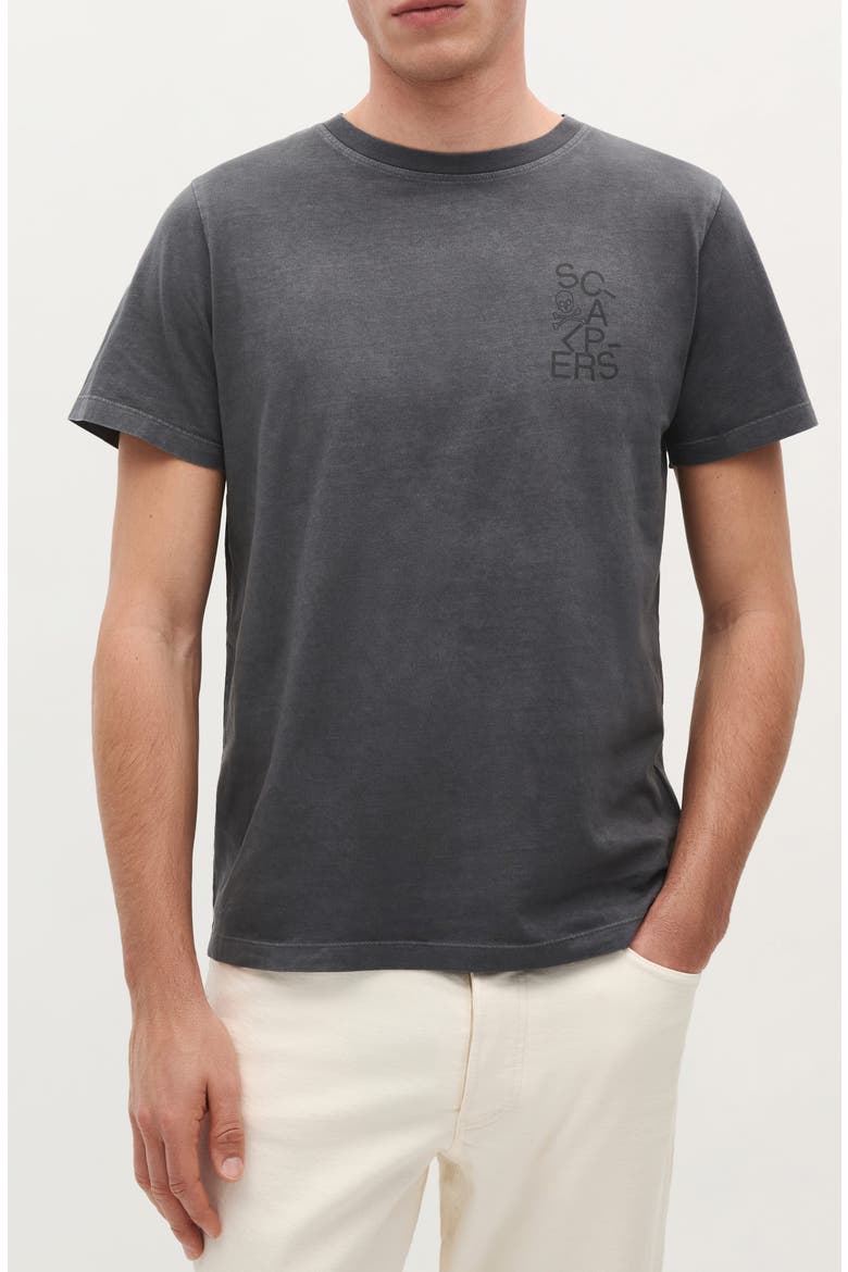 Skull Sound Tee, Main, color, ANTHRACITE