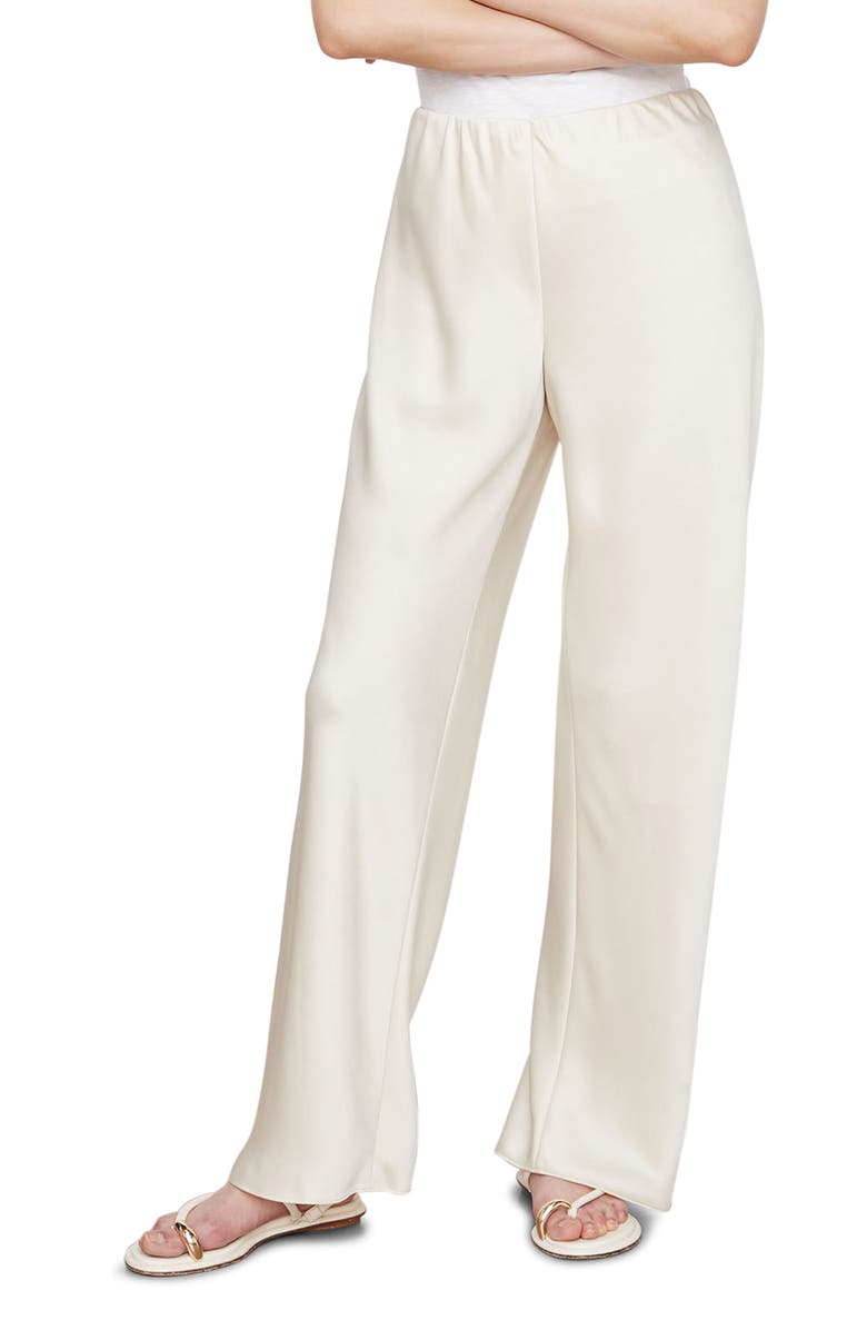 Vince Satin Bias Cut Pants, Main, color, Bona
