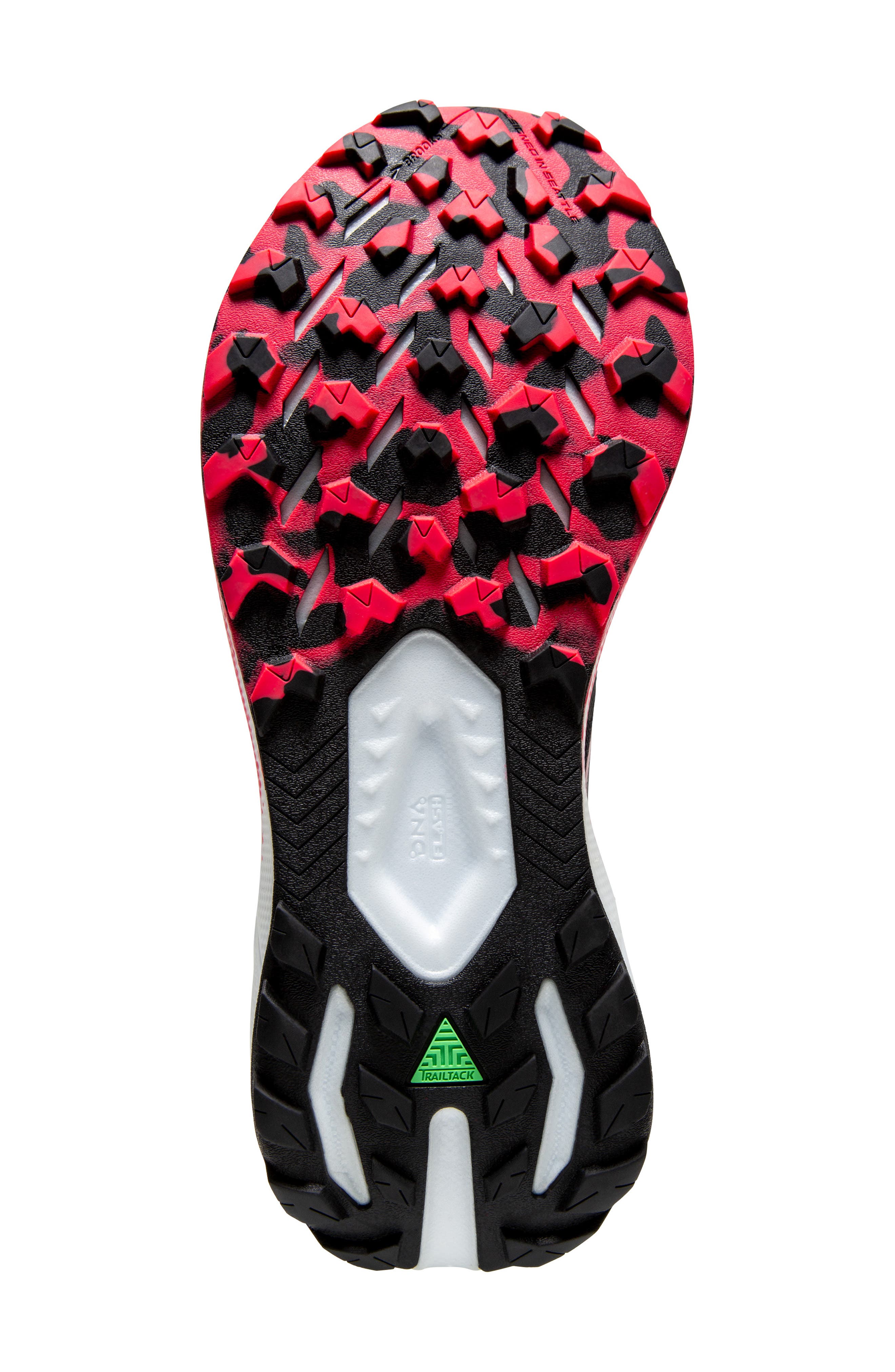 Brooks Catamount 3 Trail Running Shoe, Alternate, color, Black/ Diva Pink/ Lemon Chrome