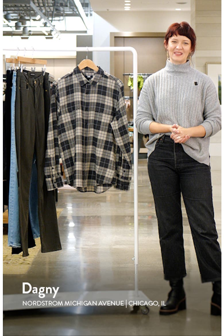 Everett Plaid Flannel Button-Up Shirt video