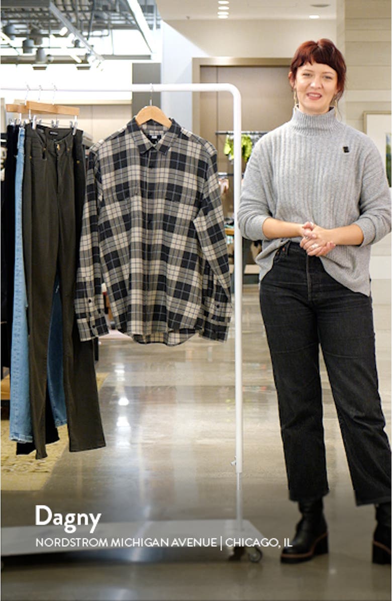 Everett Plaid Flannel Button-Up Shirt, sales video thumbnail