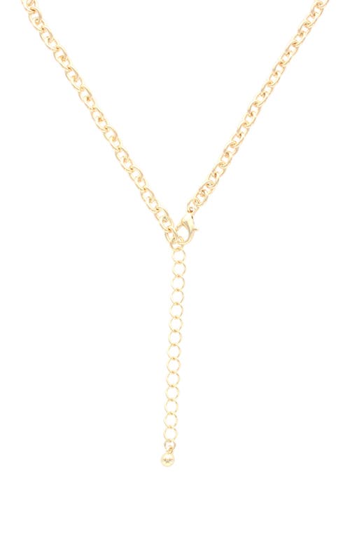 Olivia Welles Multi Charm Pendant Necklace In Gold