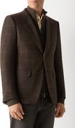 ZEGNA Regular Fit Plaid Cashmere Sport Coat