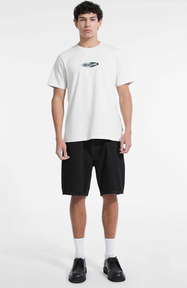 GUESS ORIGINALS Denim Shorts, Alternate, color, Black